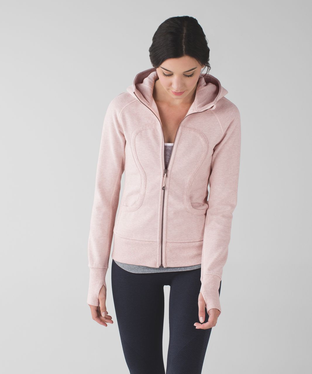 Lululemon Scuba Hoodie *Cashlu - Heathered Pink Bliss - lulu fanatics