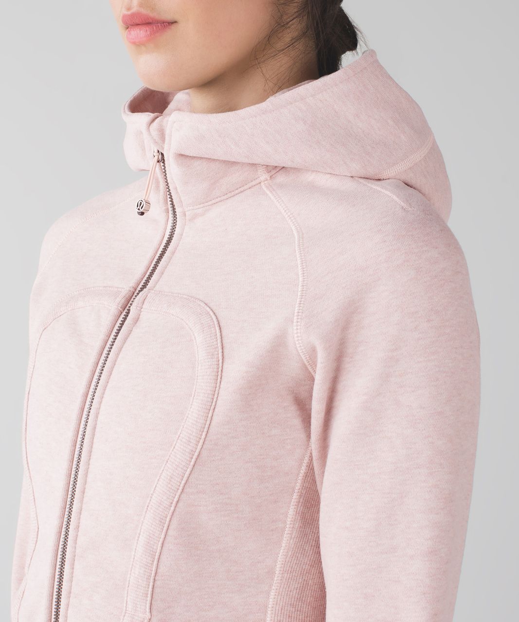 Lululemon Scuba Hoodie II - Heathered Butter Pink