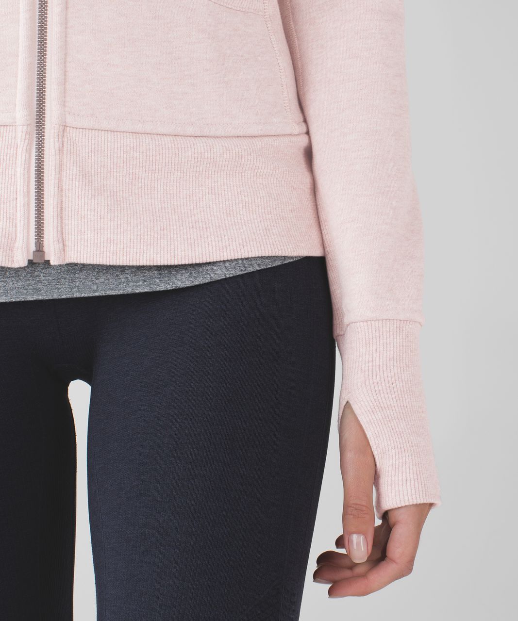 Lululemon Scuba Hoodie II - Heathered Butter Pink