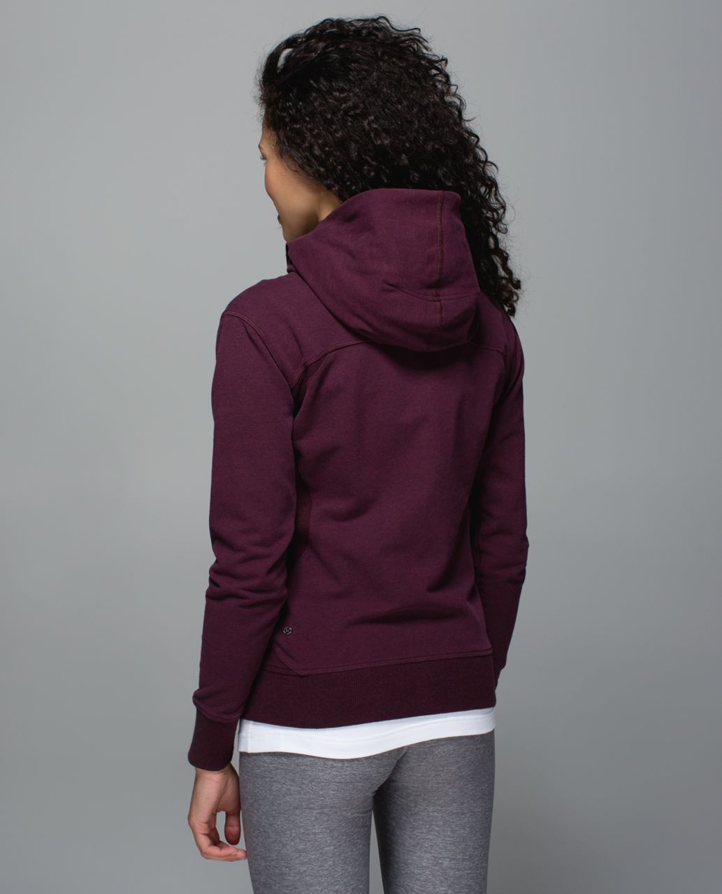 Lululemon On The Daily Hoodie - Heathered Bordeaux Drama