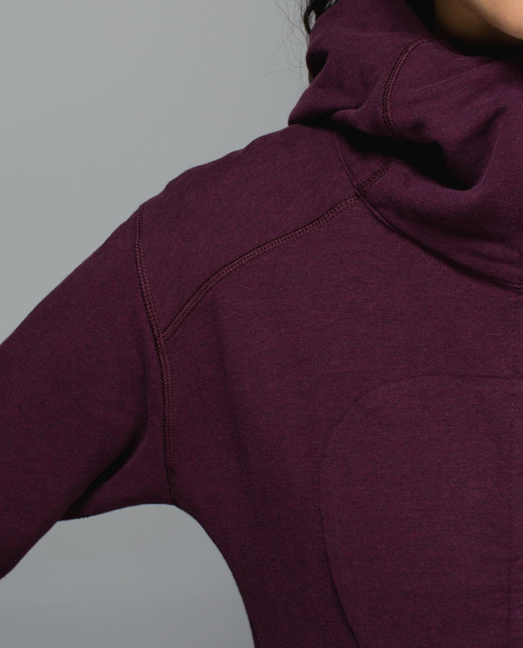 Lululemon On The Daily Hoodie - Heathered Bordeaux Drama