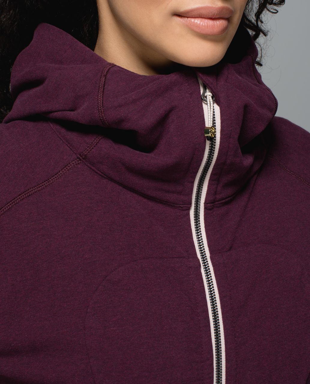 Lululemon On The Daily Hoodie - Heathered Bordeaux Drama