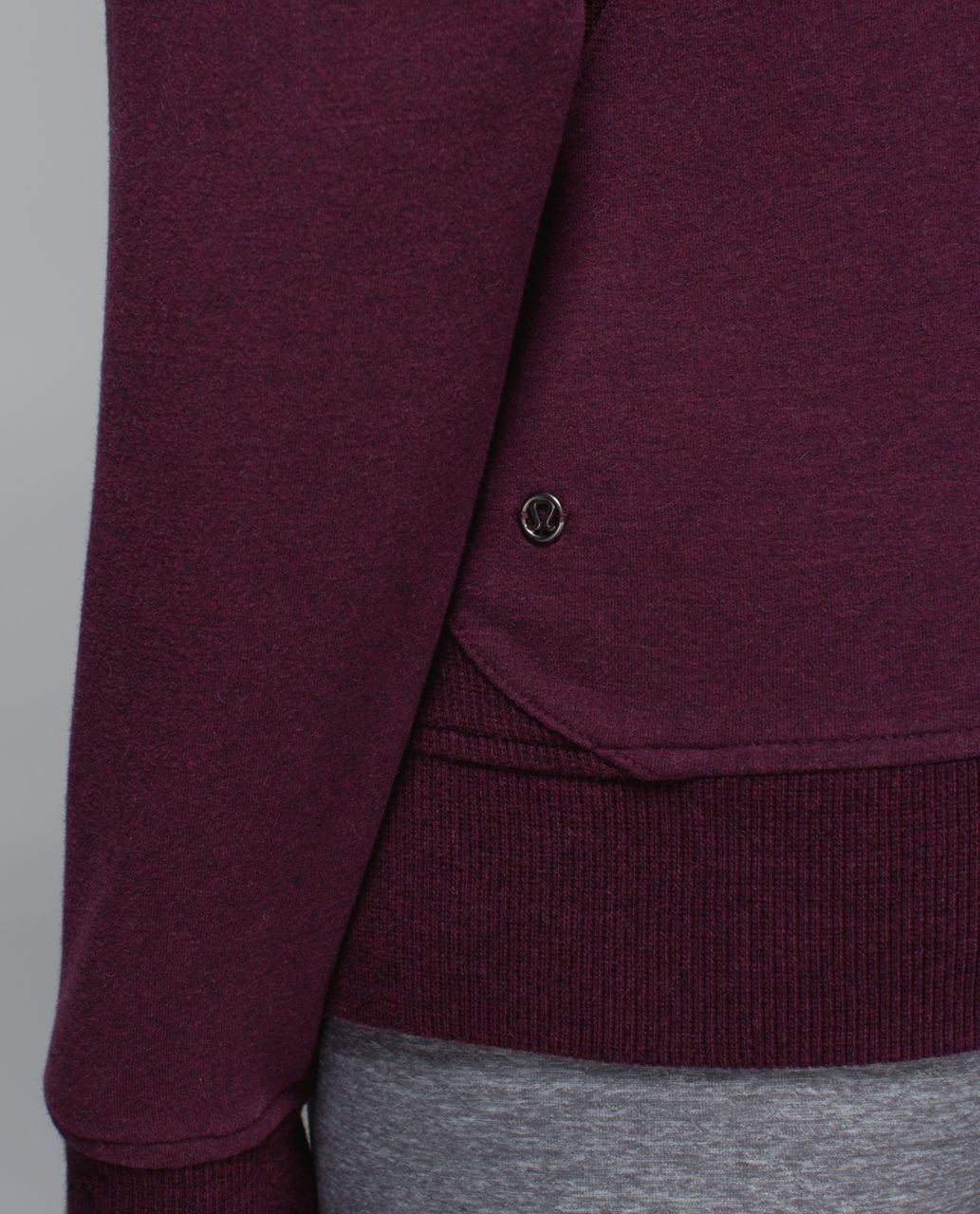 Lululemon On The Daily Hoodie - Heathered Bordeaux Drama