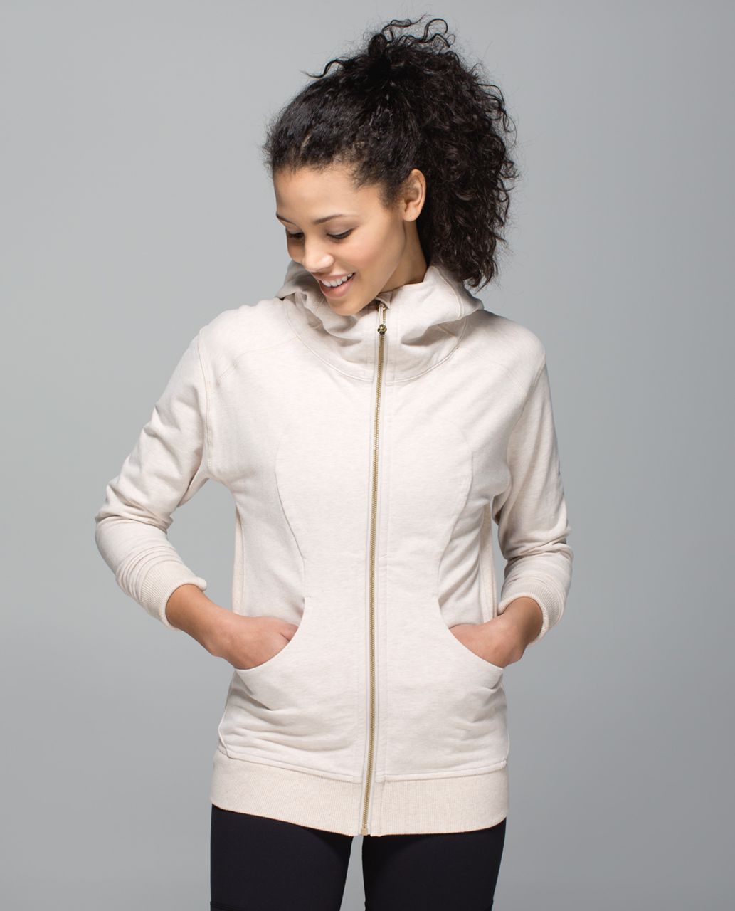 Lululemon On The Daily Hoodie - Heathered Cashew