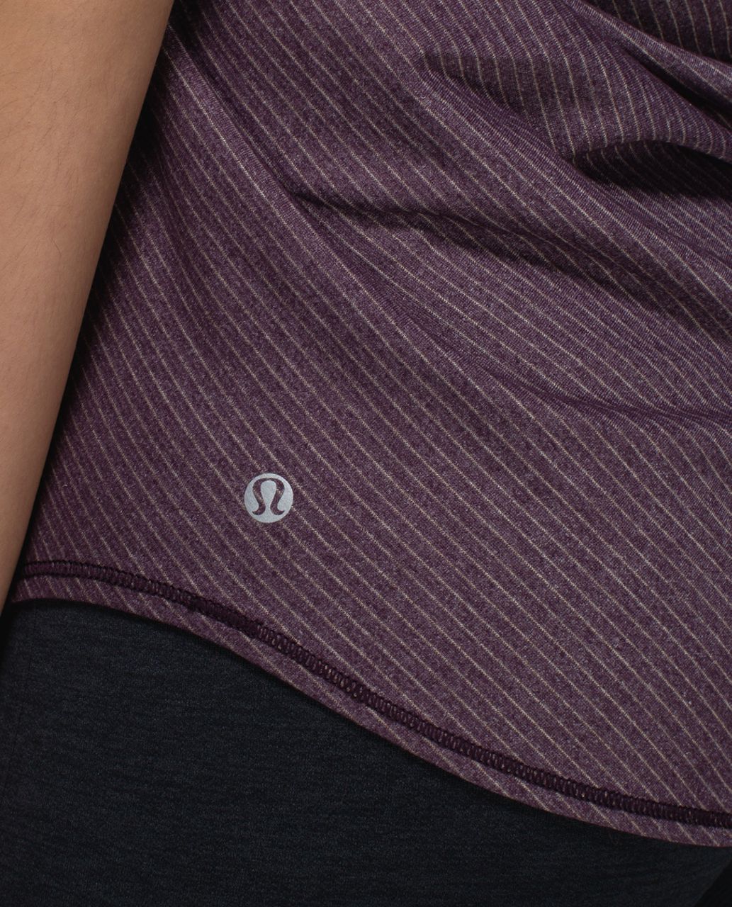 Lululemon Wild Tank - Heathered Black Cherry / Electric Coral