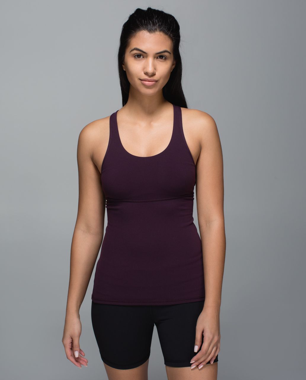 Lululemon Crossback Tank - Black Cherry