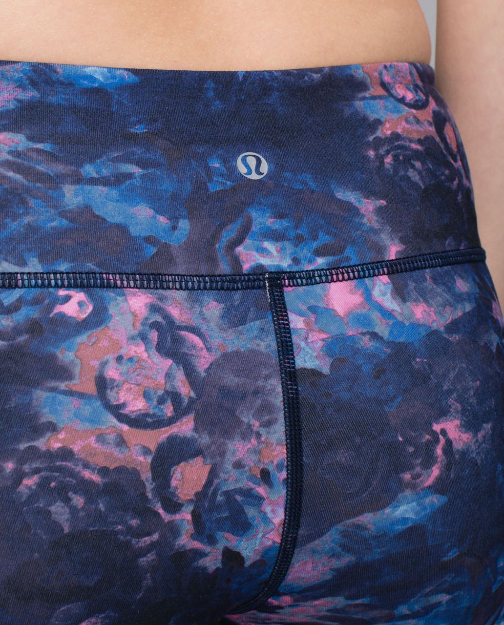 Lululemon Wunder Under Pant *Full-On Luon - Moody Mirage Bark Berry Deep Navy