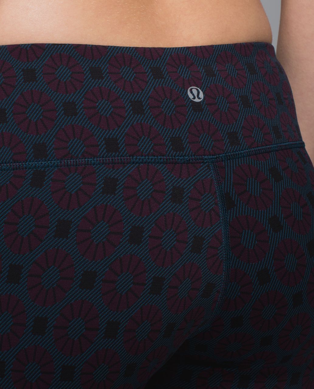 Lululemon Wunder Under Pant *Full-On Luon - Circle Geo Black Cherry Alberta Lake