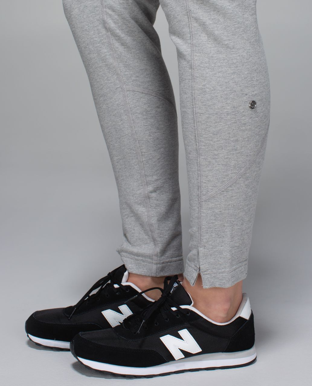 Lululemon All In Pant - Heathered Medium Grey / Slate / Heathered Light Grey