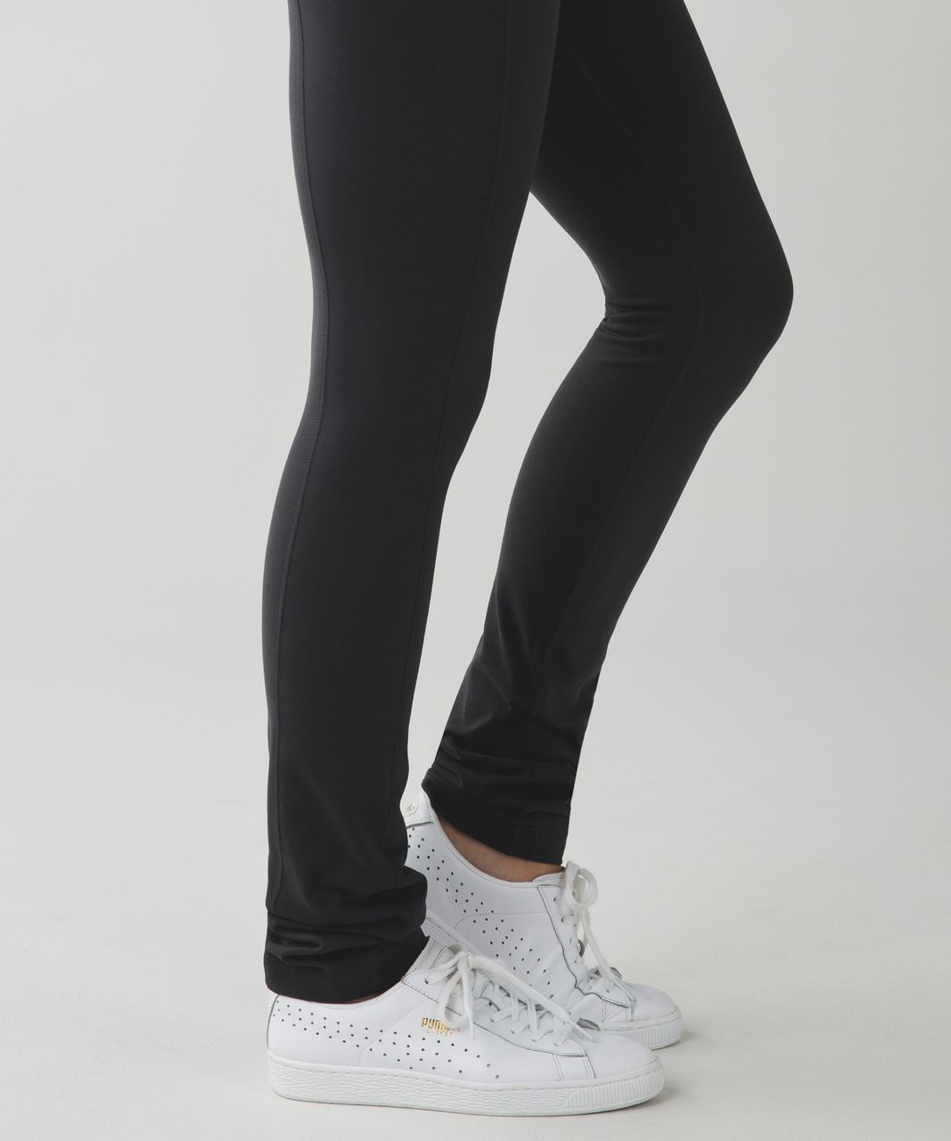 Lululemon Skinny Groove Pant II (Roll Down) - Black - lulu fanatics