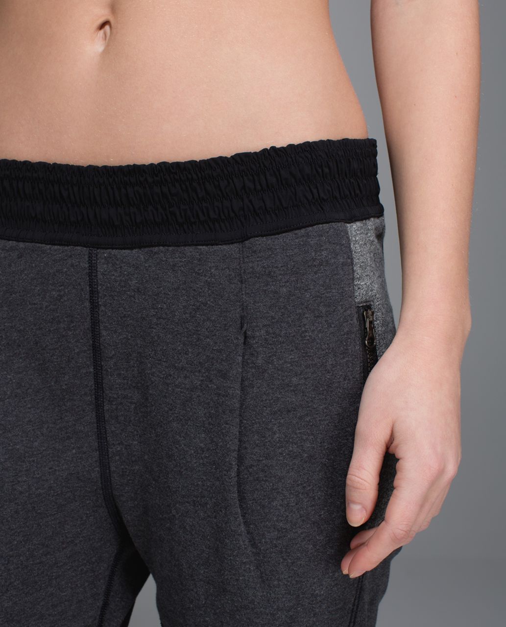 Lululemon All In Pant - Heathered Black / Black / Heathered Speckled Black  - lulu fanatics