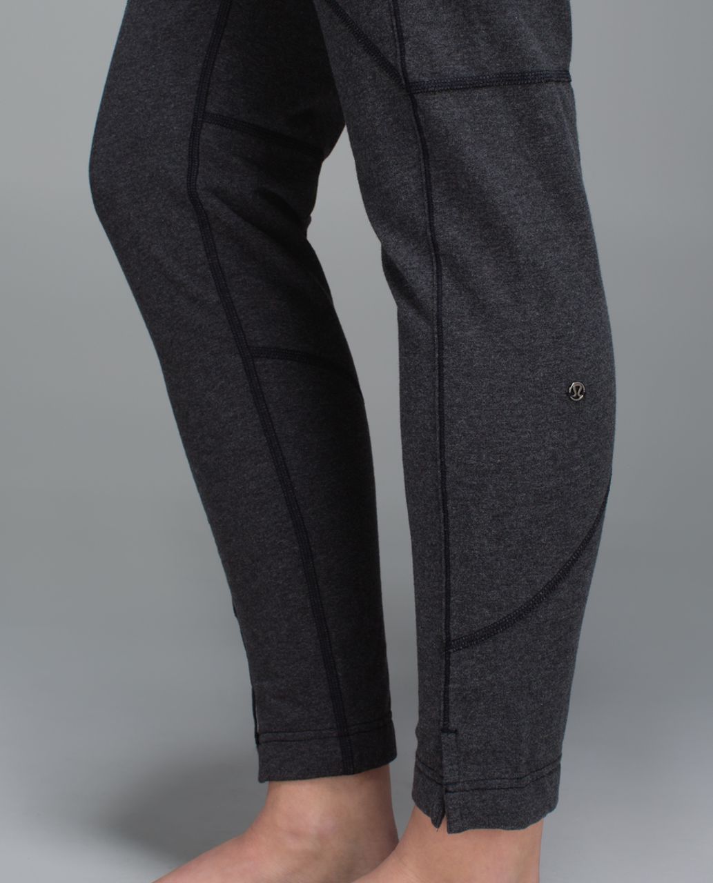 Lululemon All In Pant - Heathered Black / Black / Heathered Speckled Black