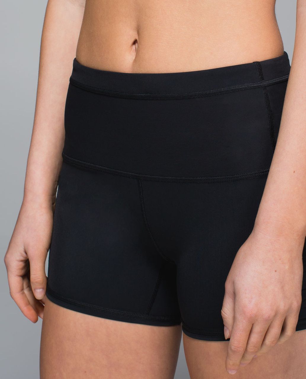 Lululemon Water:  Sea-Me Run Tight Short - Black