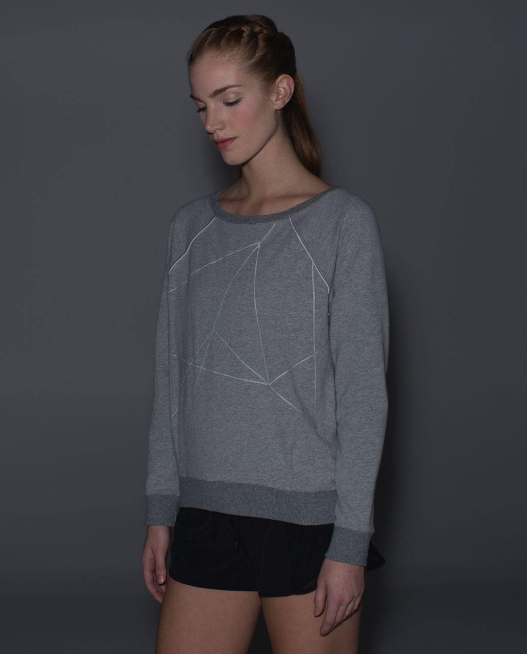 Lululemon Crew Love Pullover *Reflective - Heathered Medium Grey