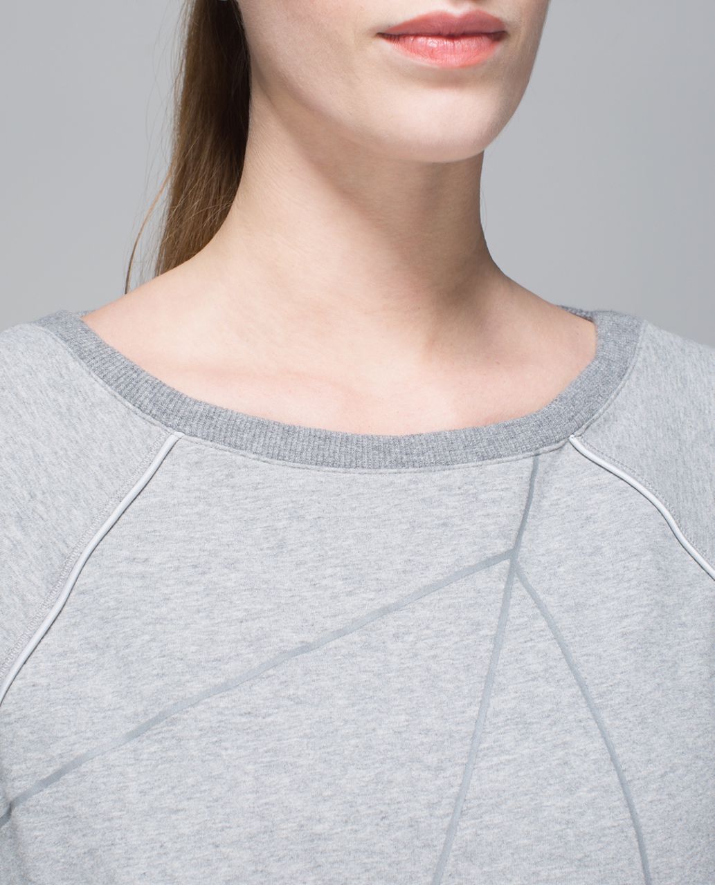 Lululemon Crew Love Pullover *Reflective - Heathered Medium Grey