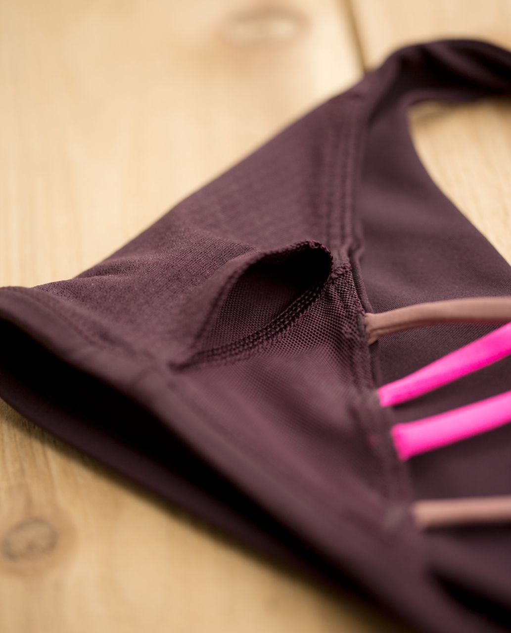 Lululemon Free To Be Bra (Wild) - Black Cherry / Raspberry Glo Light / Bark Berry