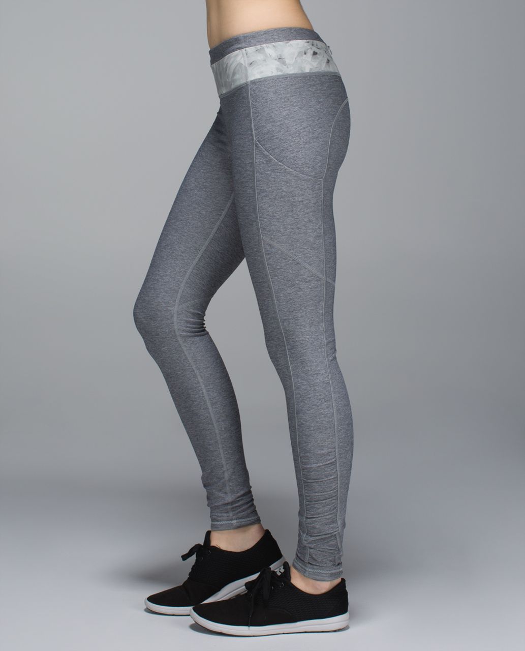 Lululemon Speed Tight III *All Luxtreme - Heathered Slate / Mini Blushed Illusion White Multi