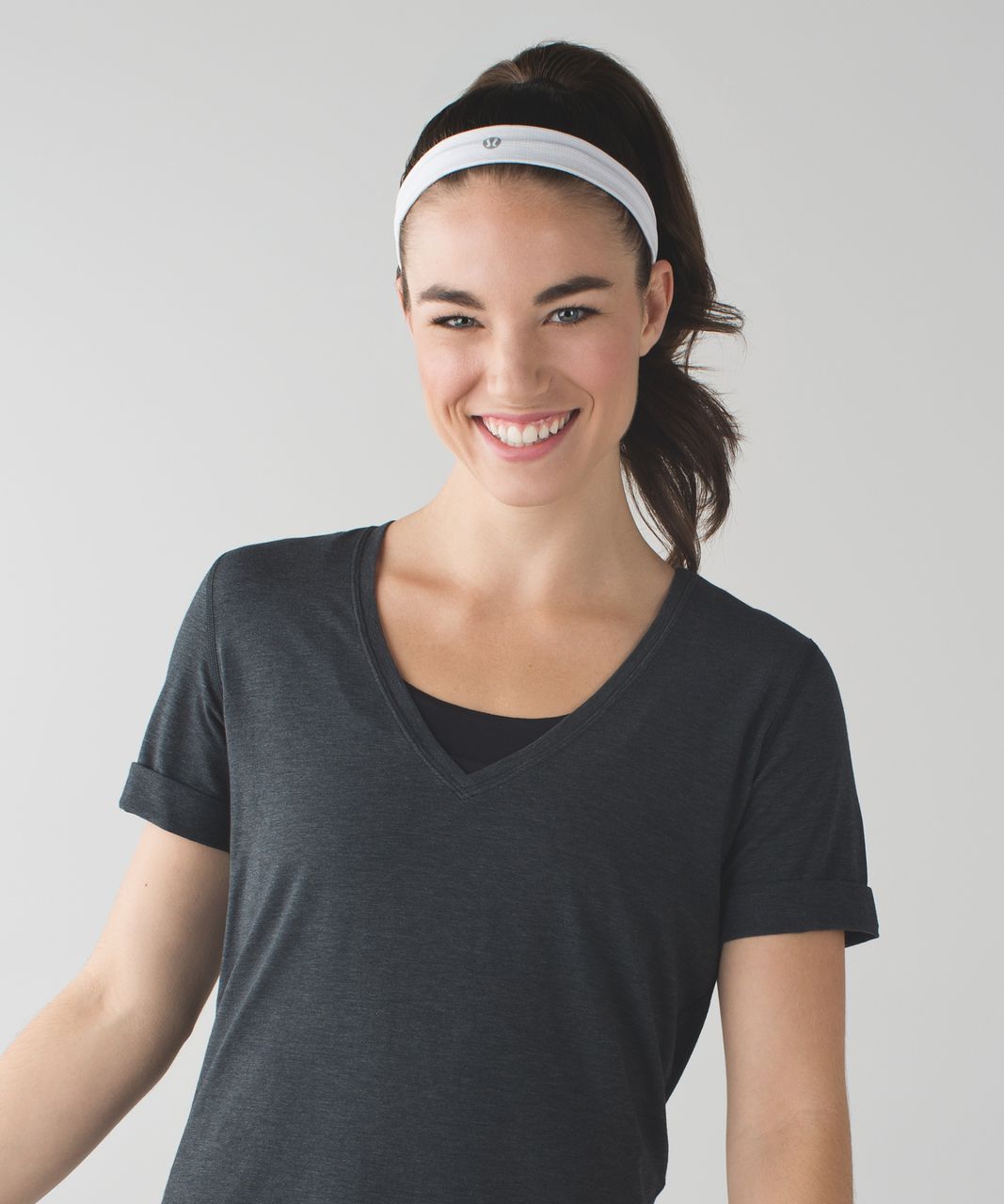 Lululemon Cardio Cross Trainer Headband - Heathered White