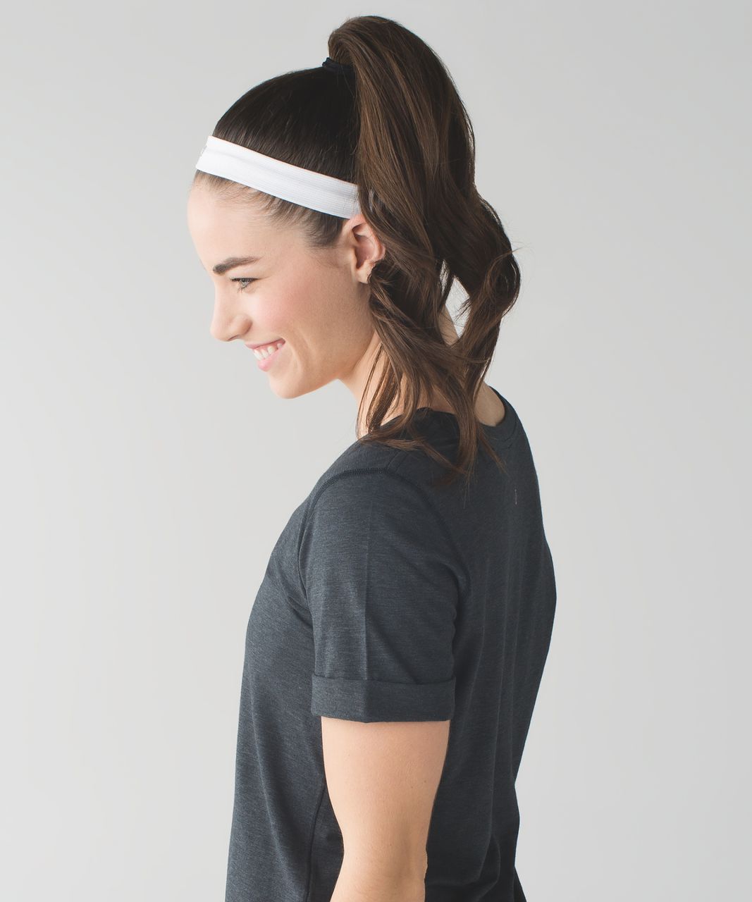 Lululemon Cardio Cross Trainer Headband - Heathered White