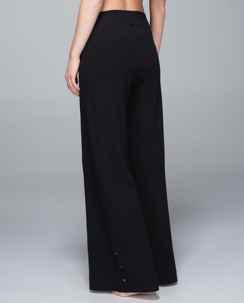 Black Pants - Wide-Leg Pants - Side Button Pants - Women's Pants - Lulus