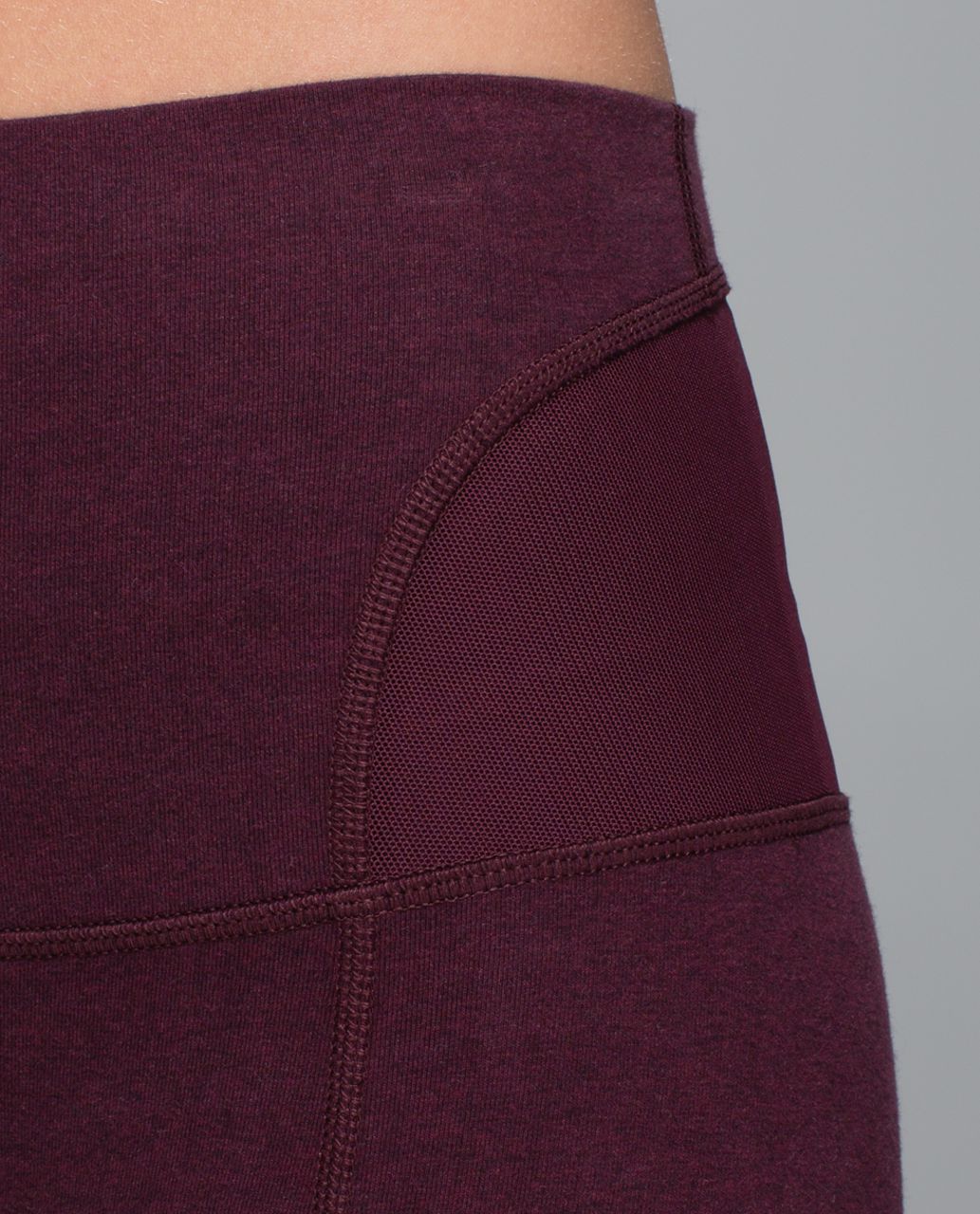 Lululemon Devi Yoga Pant - Heathered Bordeaux Drama / Black Cherry