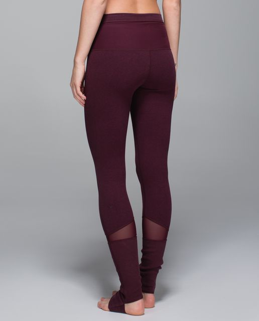 Lululemon H6 Yoga Pants Black Burgundy Mauve Women's … - Gem