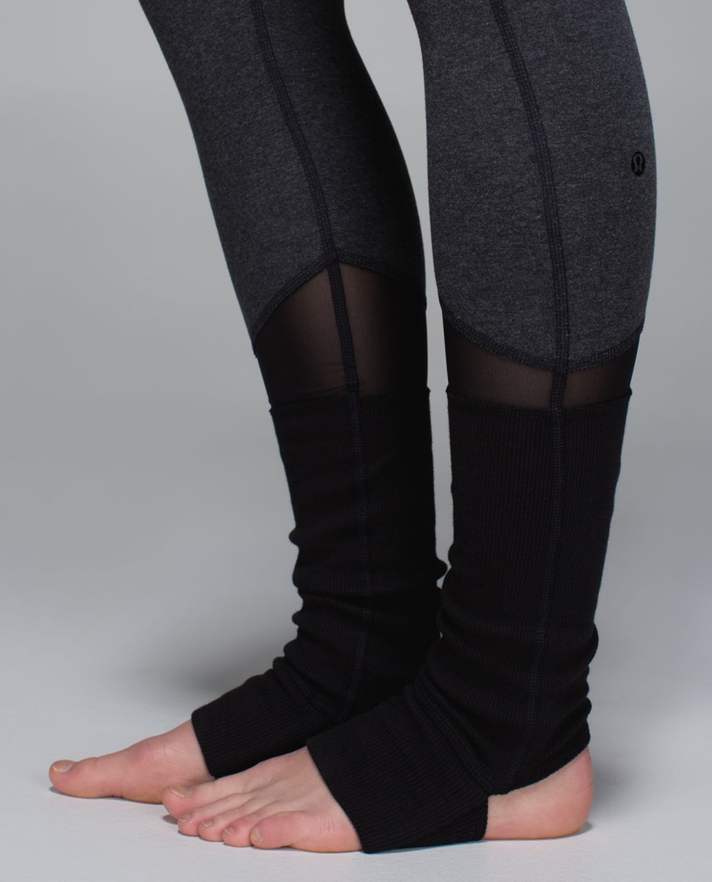 Lululemon Devi Yoga Pant - Heathered Speckled Black / Black - lulu fanatics