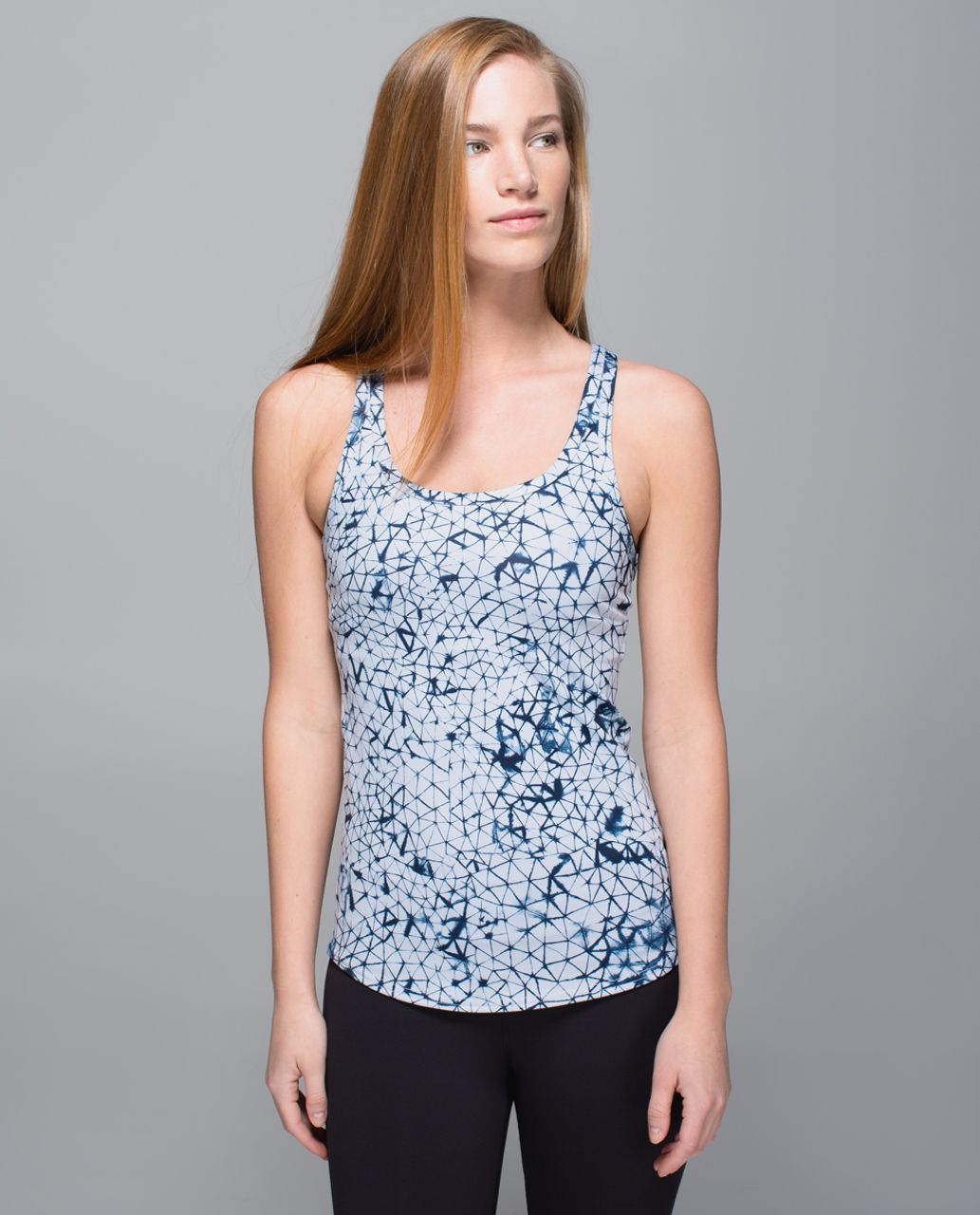 Lululemon Studio Racerback - Star Crushed Silver Fox Deep Navy