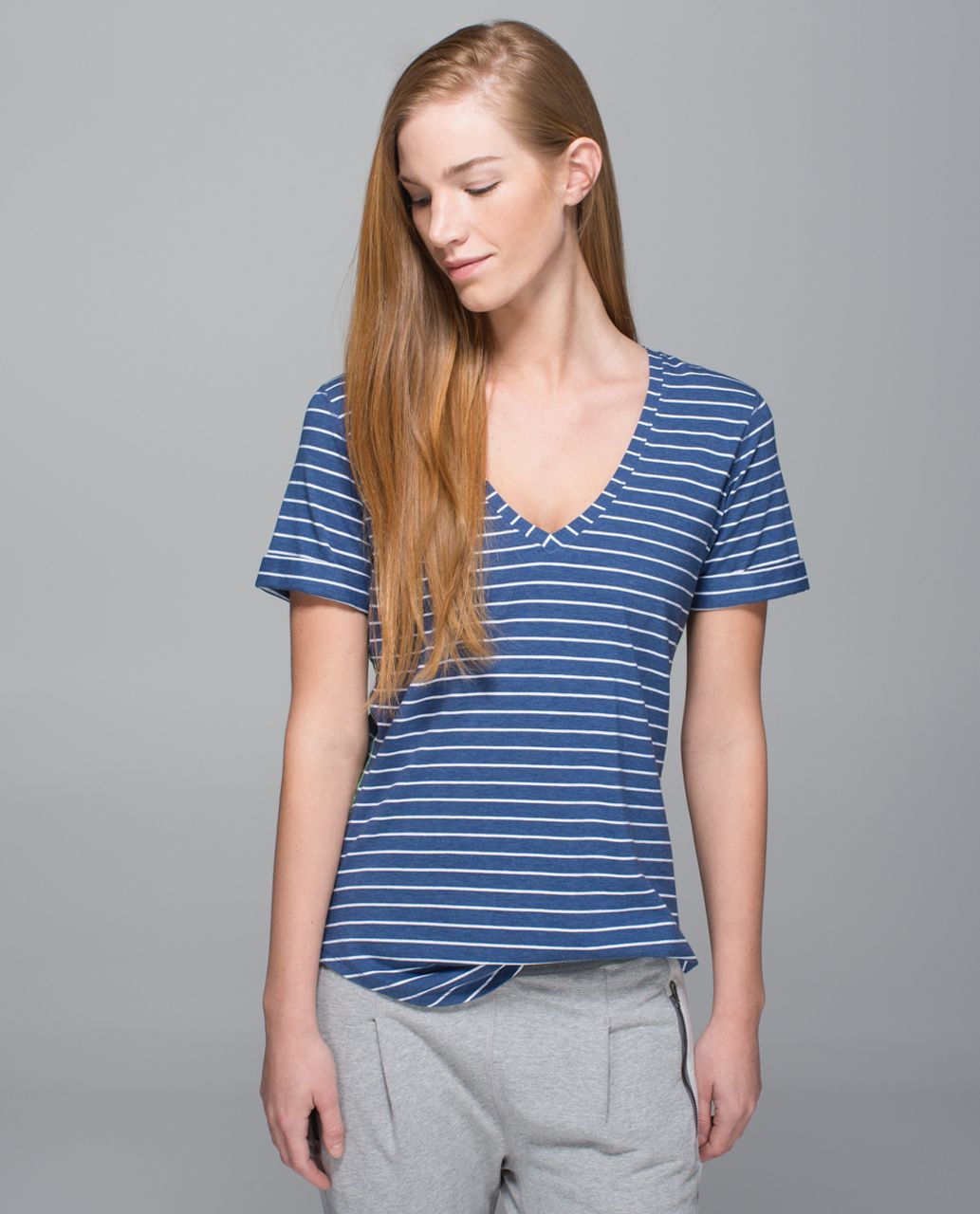 Lululemon Love Tee II - Lux Indigo / White