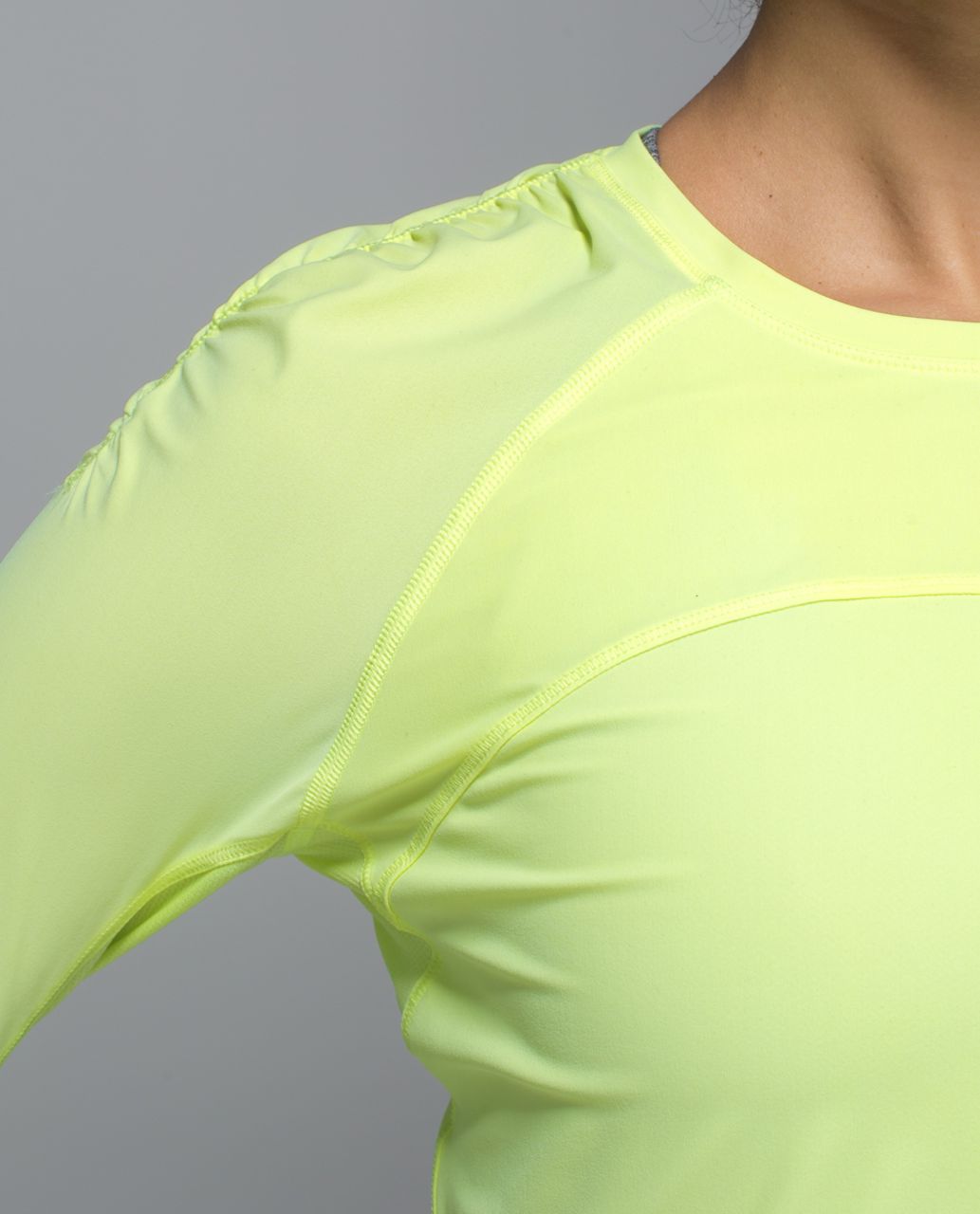 Lululemon Run:  Sea-Me Run Long Sleeve - Clear Mint