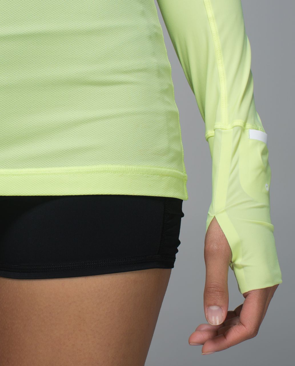 Lululemon Run:  Sea-Me Run Long Sleeve - Clear Mint