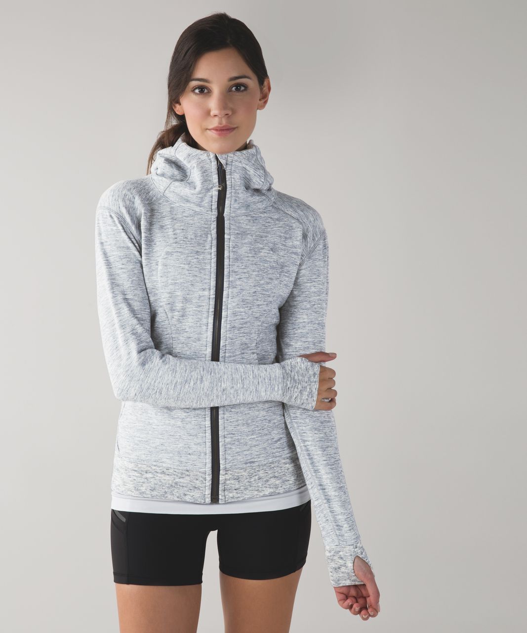 Lululemon Scuba Hoodie II - Heathered Medium Grey / Ambient Grey - lulu  fanatics