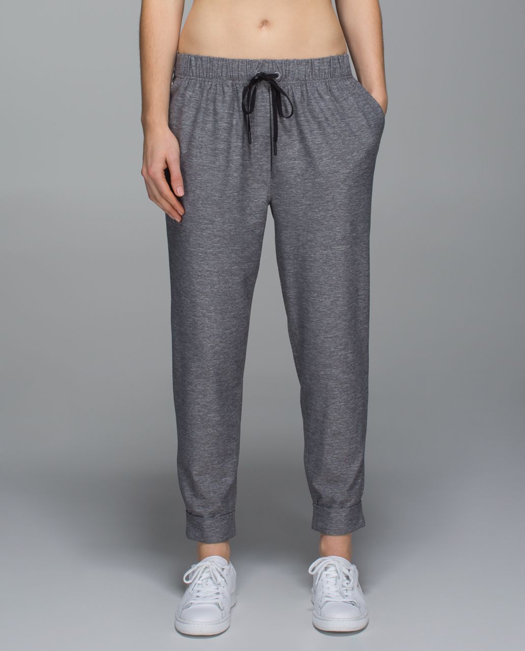 Lululemon Jet Crop (Slim) - Heathered Slate - lulu fanatics