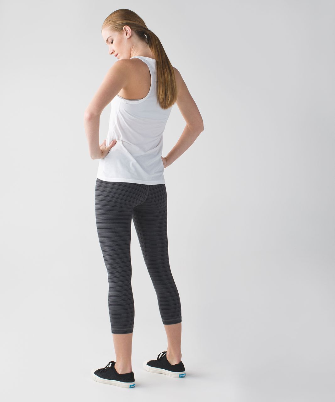 Lululemon Wunder Under Crop II Leggings Shady Palms 8