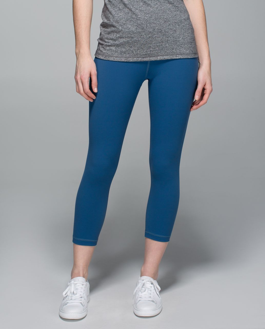 Lululemon Wunder Under Crop II *Full-On Luon - Hawk Blue