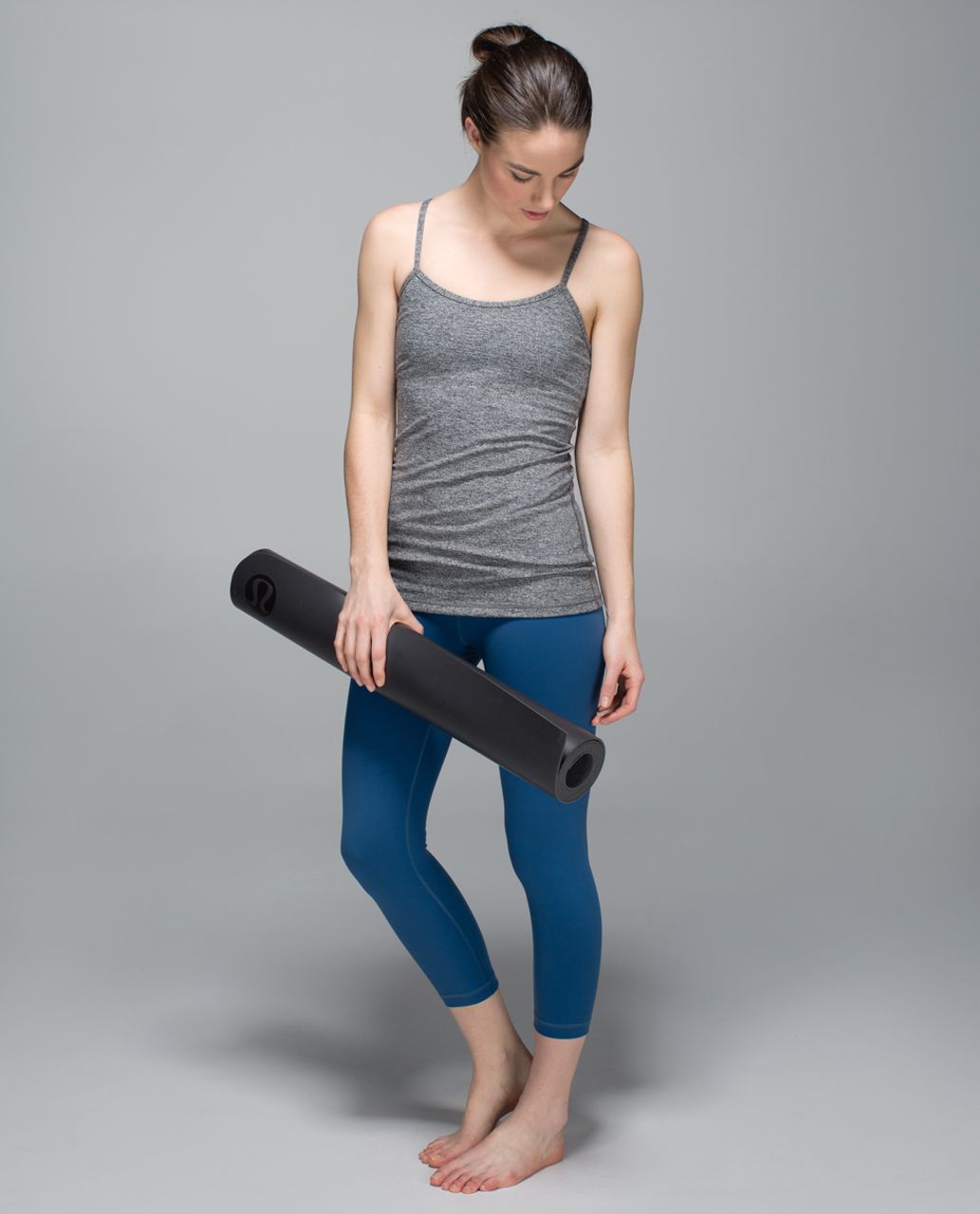 Lululemon Wunder Under Crop II *Full-On Luon - Hawk Blue