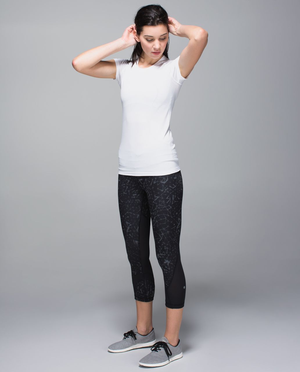 Lululemon Run Inspire Crop II Leggings Full-On Luxtreme Iridescent