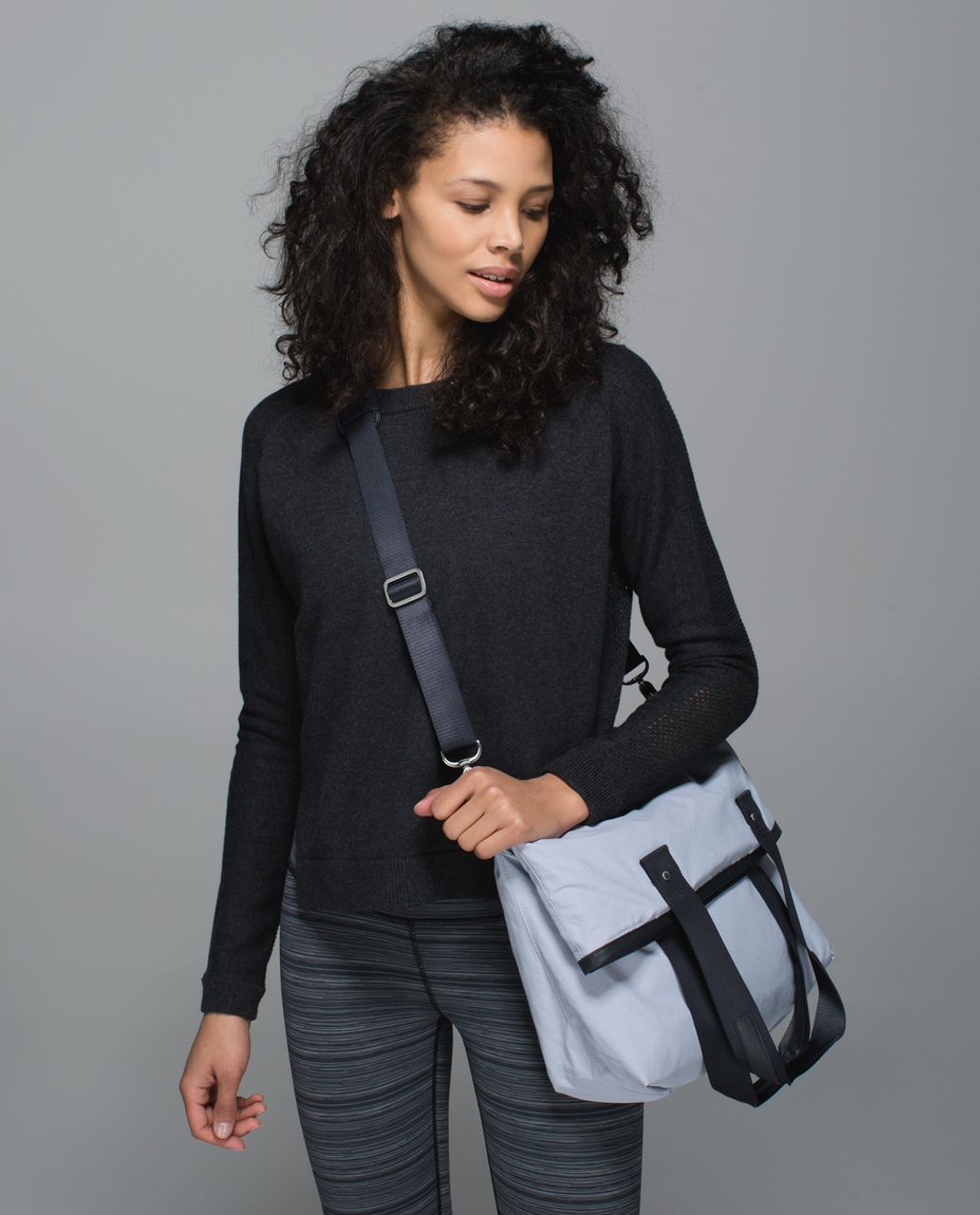 Lululemon Rejuvenate Yoga Tote - Silver Fox / Deep Coal