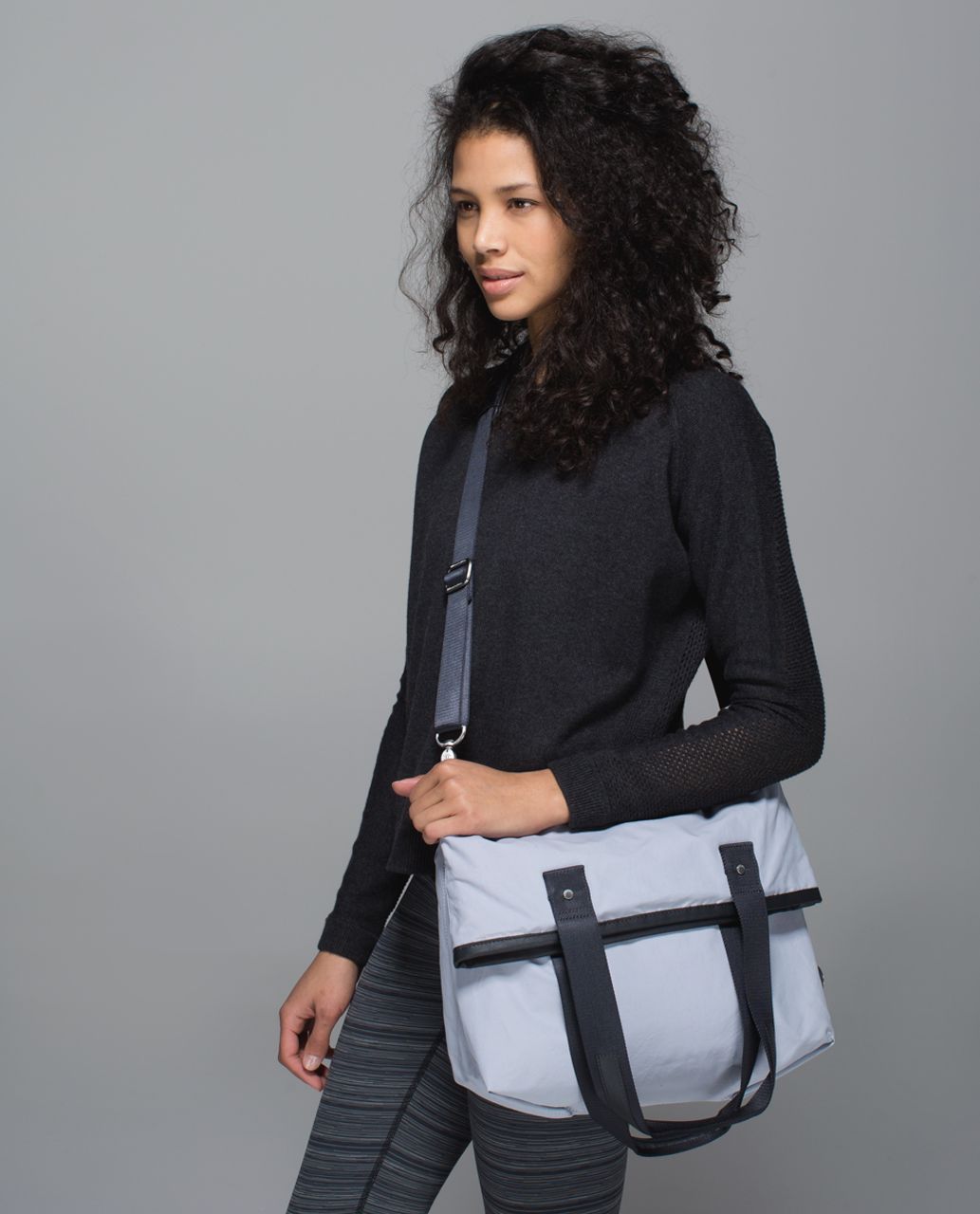 Lululemon Rejuvenate Yoga Tote - Silver Fox / Deep Coal