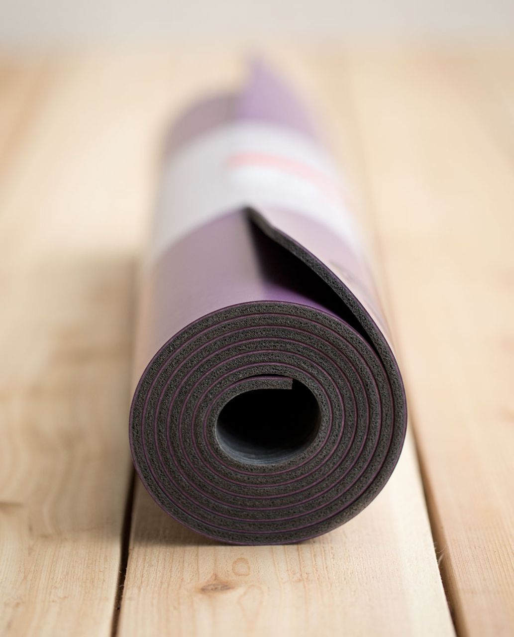 Lululemon The Mat - Berry Yum Yum / Black / Silver Fox