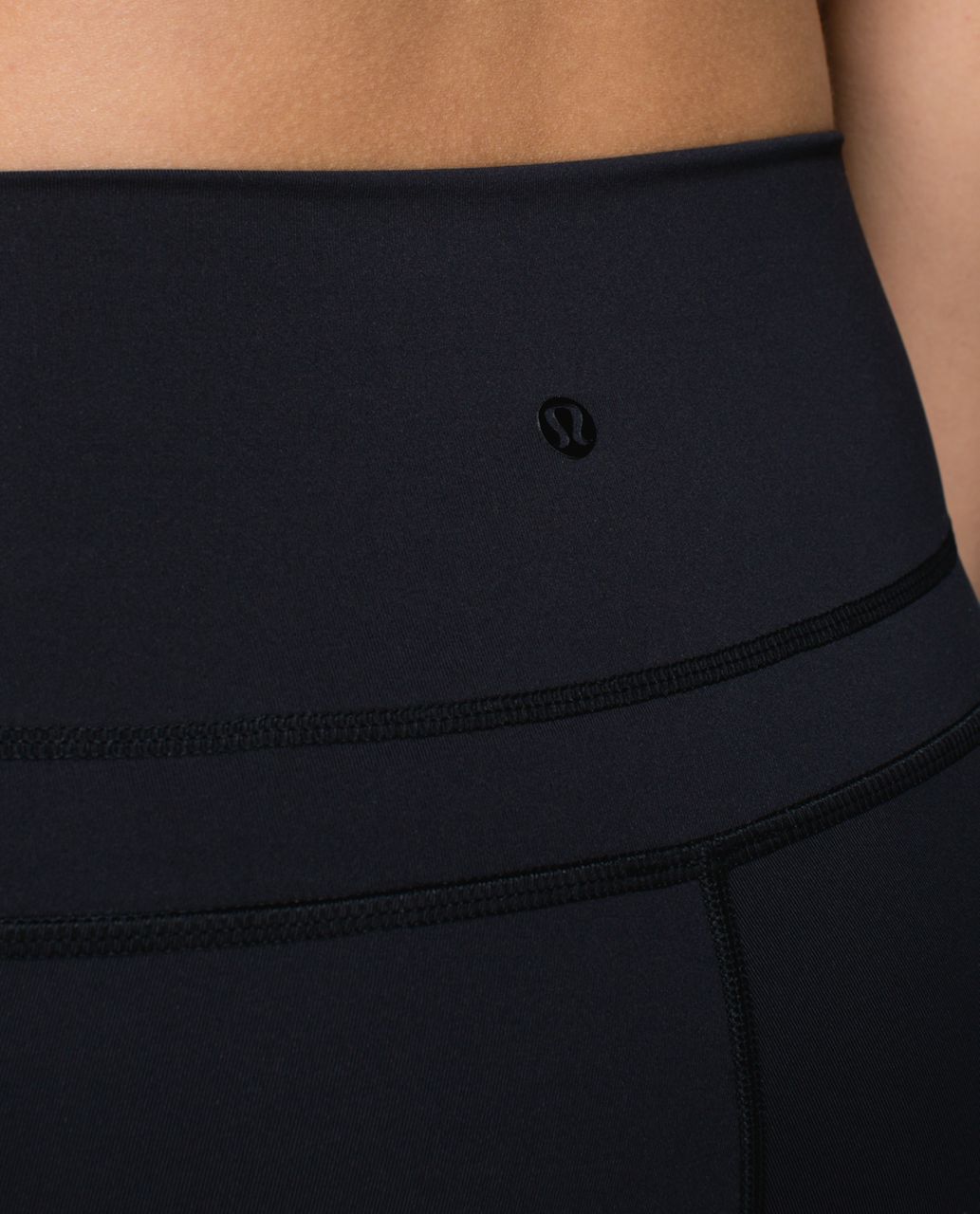 Lululemon Retreat 7/8 Pant - Black / Heathered Slate