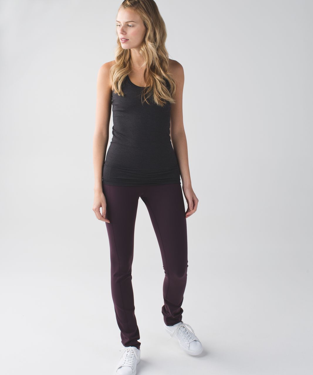 Lululemon Skinny Groove Pant II 33 - Black Cherry - lulu fanatics