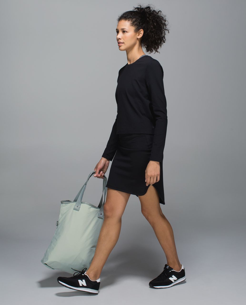 Lululemon Rejuvenate Yoga Tote - Minty Grey / Earl Grey