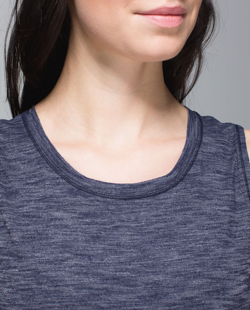 Lululemon Var-City Muscle Tank - Heathered Deep Navy