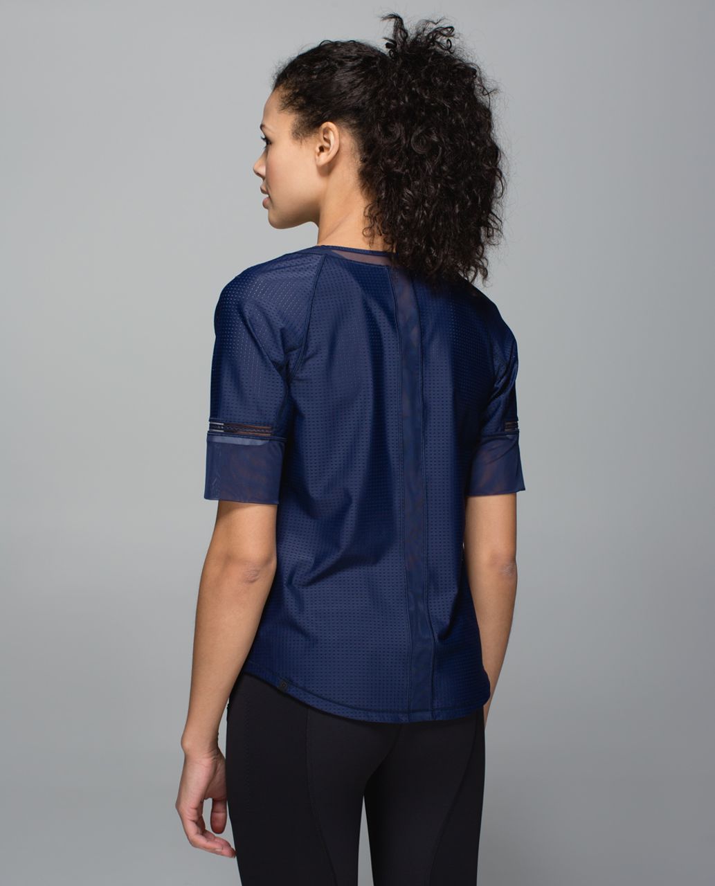 Lululemon Var-City 1/2 Sleeve - Deep Navy