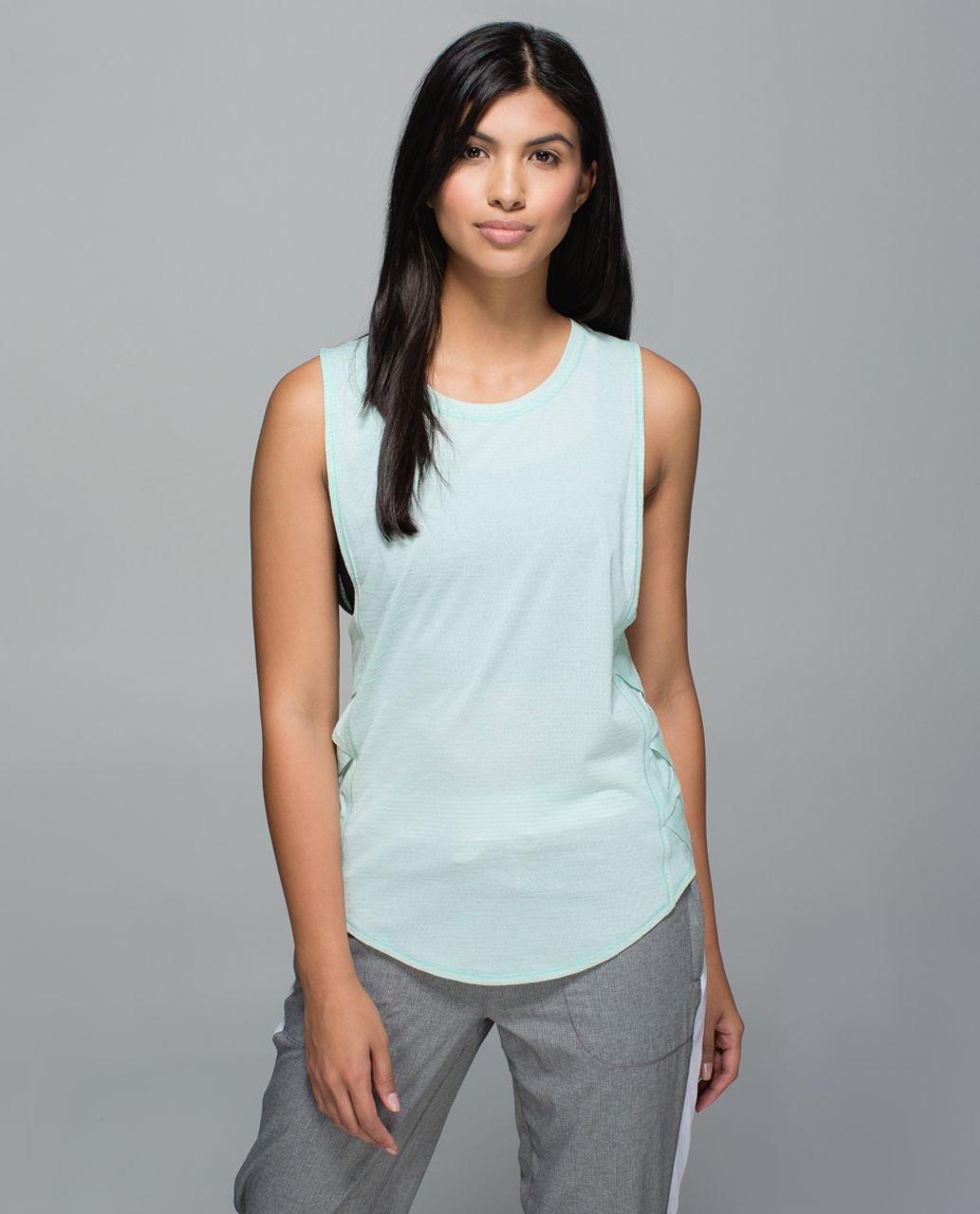 Lululemon Var-City Muscle Tank - Heathered Sea Mist