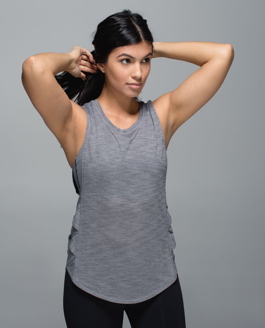 Lululemon Var-City Muscle Tank - Heathered Slate - lulu fanatics