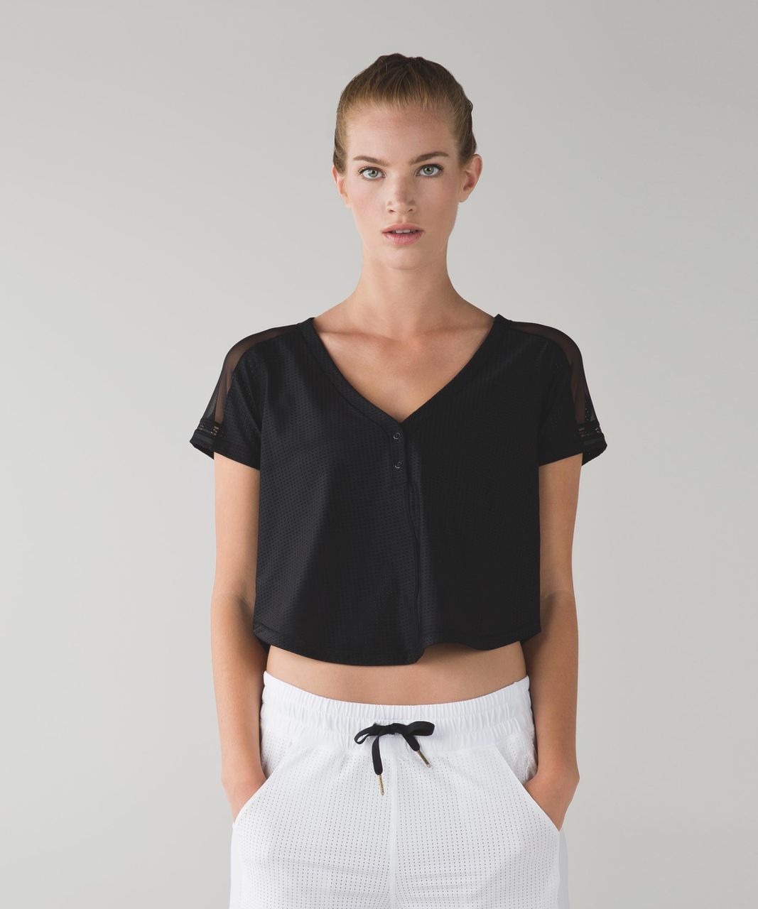 Lululemon Var-City Cropped Jersey - Black