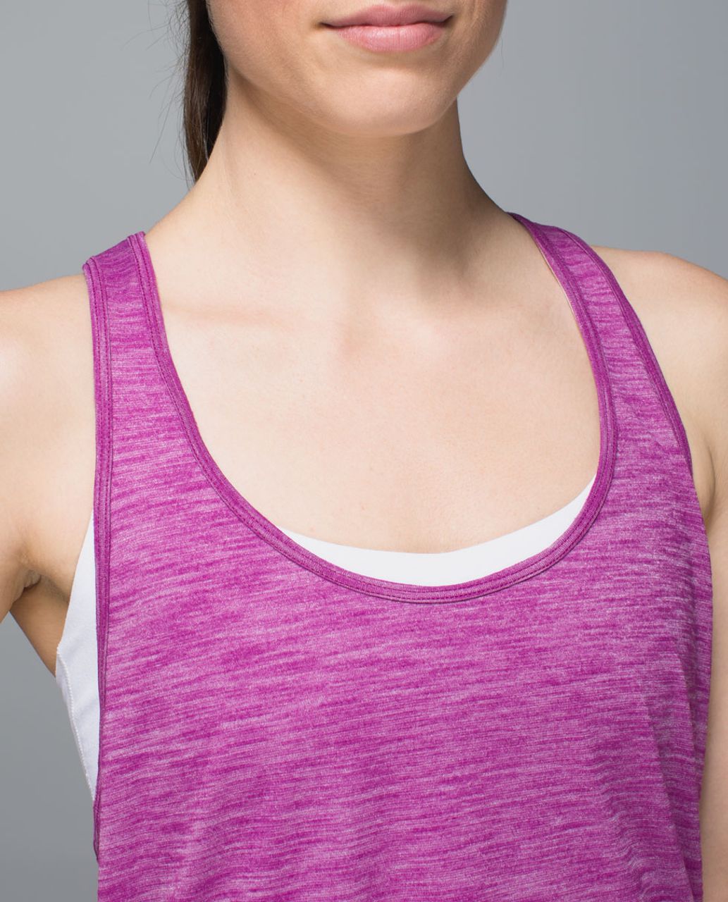 Lululemon 105 F Singlet - Heathered Regal Plum