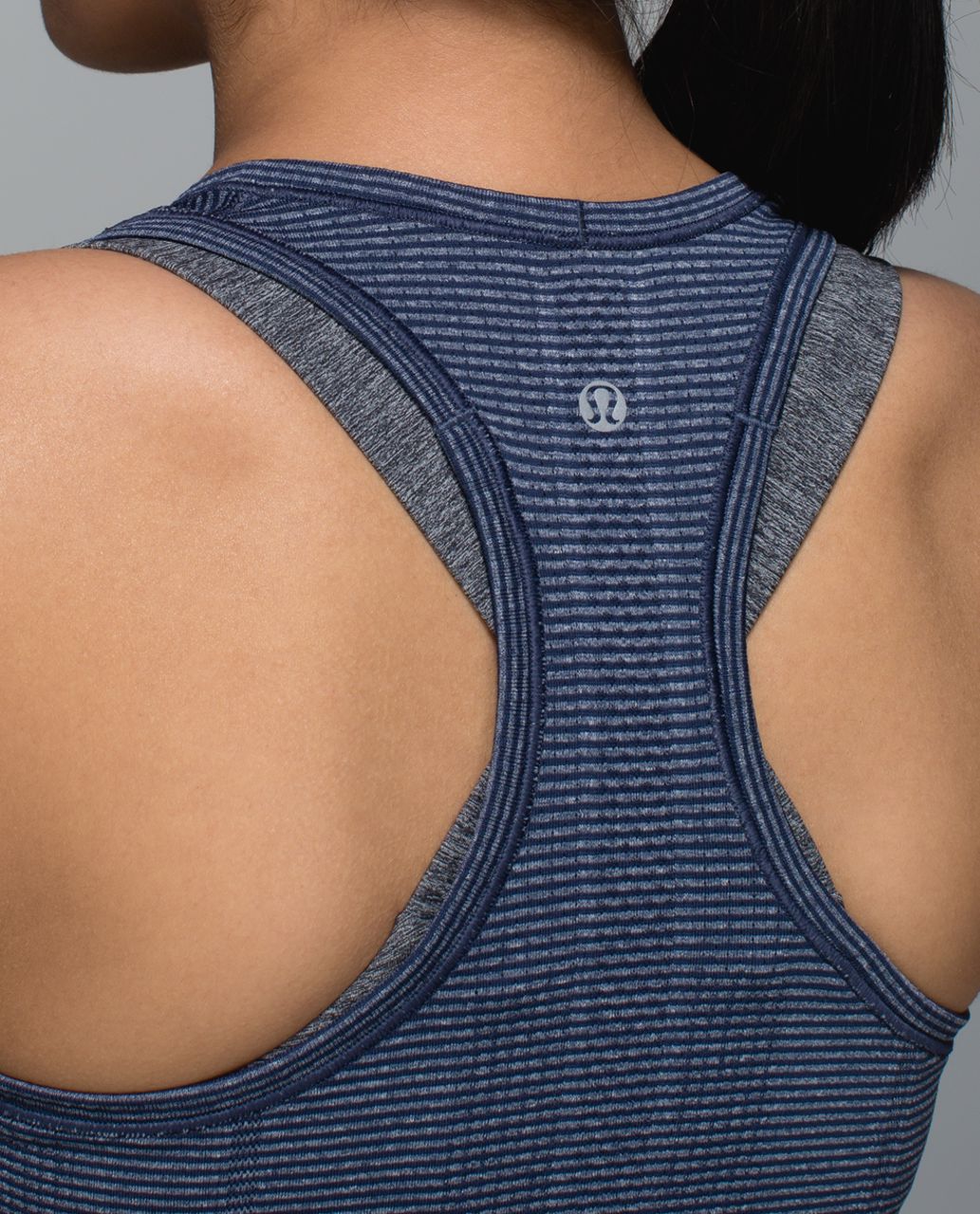 Lululemon Run:  Swiftly Tech Racerback - Heathered Deep Navy